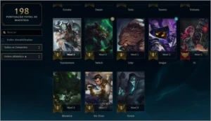 Conta de lol - League of Legends