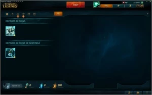 Conta lol lvl 18 +10 Campeões + 1500 Ip +1 Skin - League of Legends