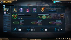 Conta de Smite Level 151, miraculous chest 1105 gemas e mais