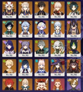 AR 60 - Full Endgame com todas as skins - Genshin Impact
