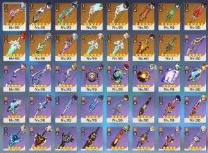 AR 60 - Full Endgame com todas as skins - Genshin Impact