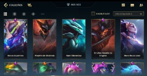 Conta Wild Rift com 161 Skins - League of Legends: Wild Rift LOL WR