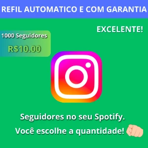 🟢ONLINE - Seguidores Spotify - Redes Sociais