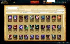 CONTA LEAGUE OF LEGENDS LOL