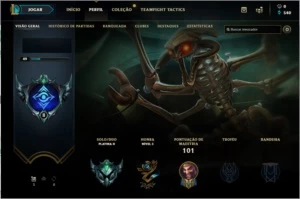 Conta LoL Platina Ii 75 pdl - League of Legends