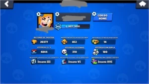 Vendo conta Brawl Stars