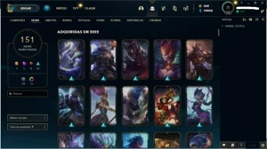 Conta LOL nv 345 Platina IV - League of Legends