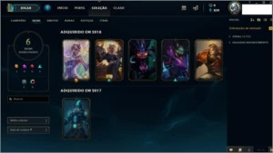 35 Campeões + 6 skins + algumas coisas - League of Legends LOL