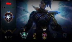 Conta 58 champs e 40 skins - League of Legends LOL