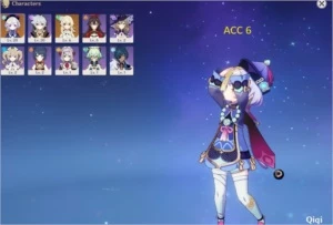 Conta Genshin Impact QiQi + Razor C1