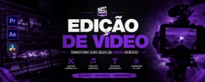 Edito vídeo faço banner faço design de blusa - Serviços Digitais