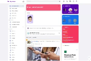 Plataforma de Rede Social Profissional monetizada Com Planos - Digital Services