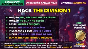 HACK THE DIVISION 1 🚀 100% EXCLUSIVO, PRIVADO E RECOMENDADO - Outros