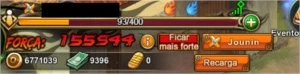 Conta Naruto Online s406 150k de fc 17k de 1º atk - Outros