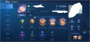 Vendo conta mobile Legends