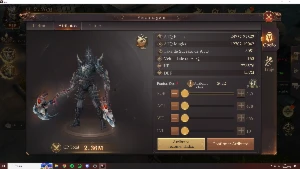 Mu Dark Epoch: Conta lv 254: Cavaleiro da Alma (For)