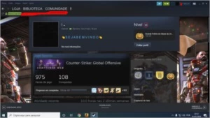 CSGO COM PRIME AGUIA 2 COMPETITIVO SUPREMO BRAÇO DIREITO - Counter Strike