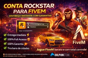 [2026] Conta Rockstar para FiveM (Entrega imediata) - GTA
