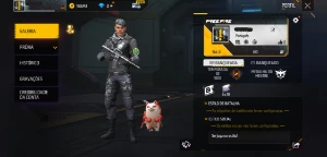 Conta Smurf Free fire level 8 + Skins e personagens