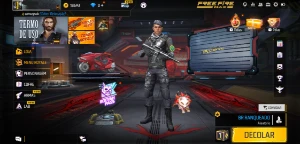 Conta Smurf Free fire level 8 + Skins e personagens