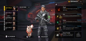 Conta Smurf Free fire level 8 + Skins e personagens