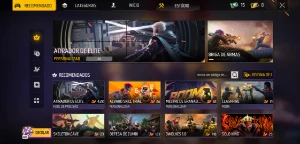 Conta Smurf Free fire level 8 + Skins e personagens