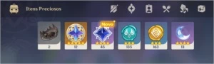 AR40 Conta 2 Mona, 1 Qiqi, 13 refil, muitos 4* - Genshin Impact