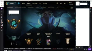 ACC GOLD 3 COM 147 SKINS - League of Legends LOL