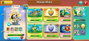 Conta Dragon City🔥 +200 Gemas | Muito Ouro | Dragões Raros - Dragon City Mobile