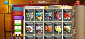 Conta Dragon City🔥 +200 Gemas | Muito Ouro | Dragões Raros - Dragon City Mobile