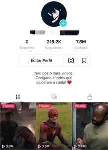 Conta Tik Tok - Redes Sociais