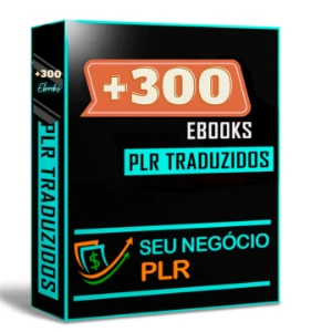 PLR +300 Ebooks completos todas as áreas + Licença gratuita!