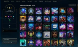Conta LV 194 Prata II, 116 champs, 103 skins(10 lend, 2 ult) - League of Legends LOL