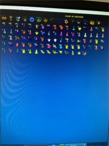 Conta RS3 MAX top com set full e quase 500M bag - Runescape