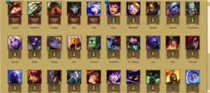 CONTA 32 CHAMPS 6 SKINS - League of Legends LOL