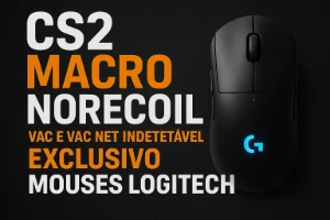 NOVO Macro Norecoil Cs2 - Logitech - Seguro VAC e VACNET