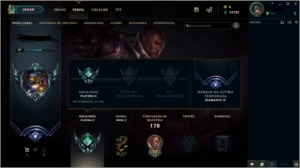 CONTA PLATINA 2 (ESPÓLIOS RECHEADO) - League of Legends LOL