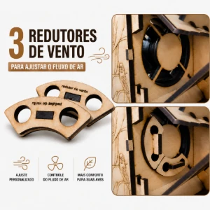 Soprador Limpador de Sementes para Pássaros - Flap Pet - Artesanato e Personalizados
