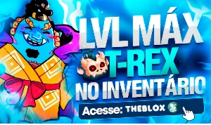 BLOX FRUITS > 🦖T-REX NO INV + 👊GODHUMAN + LEVEL MÁXIMO - Roblox