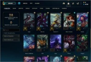 CONTA LOL MESTRE - League of Legends