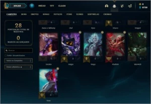 CONTA LOL MESTRE - League of Legends