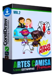Pack 1.500 Estampas Para Camiseta - Outros