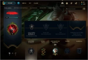 Conta lvl 34 com Passe e Ez pulsefire - League of Legends LOL