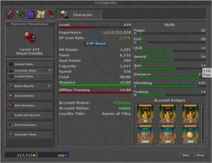 Royal Paladin 419 - Tibia