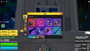 Lv2800 + Godhuman + Buddha + Cdk + Ttk + Skull Guitar + Foic - Roblox