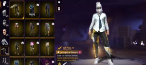 conta de free fire com bastante itens