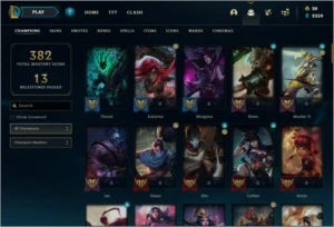 Conta Ouro 4, quase full champ - League of Legends LOL