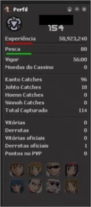 Vendo conta POKEXGAMES servidor BLUE PXG