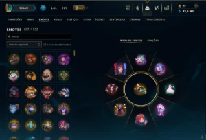 Conta do lol 2016, nv 589 skins - League of Legends