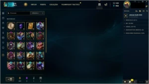 Conta League of Legends - Platina 4 - 2 skins vitoriosas LOL